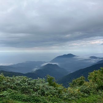 栂海山荘からの眺望