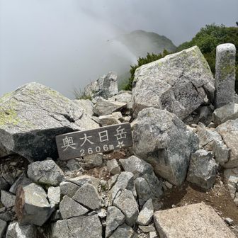 奥大日岳登頂！