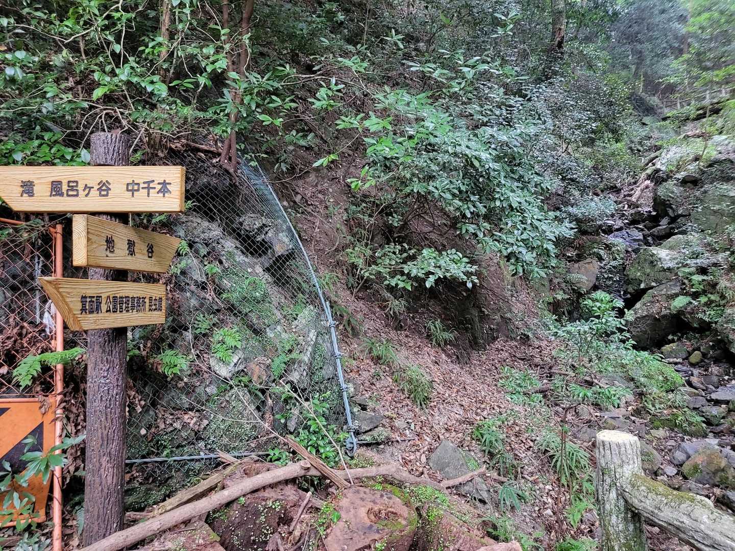右奥が地獄谷…
地獄谷って多いね