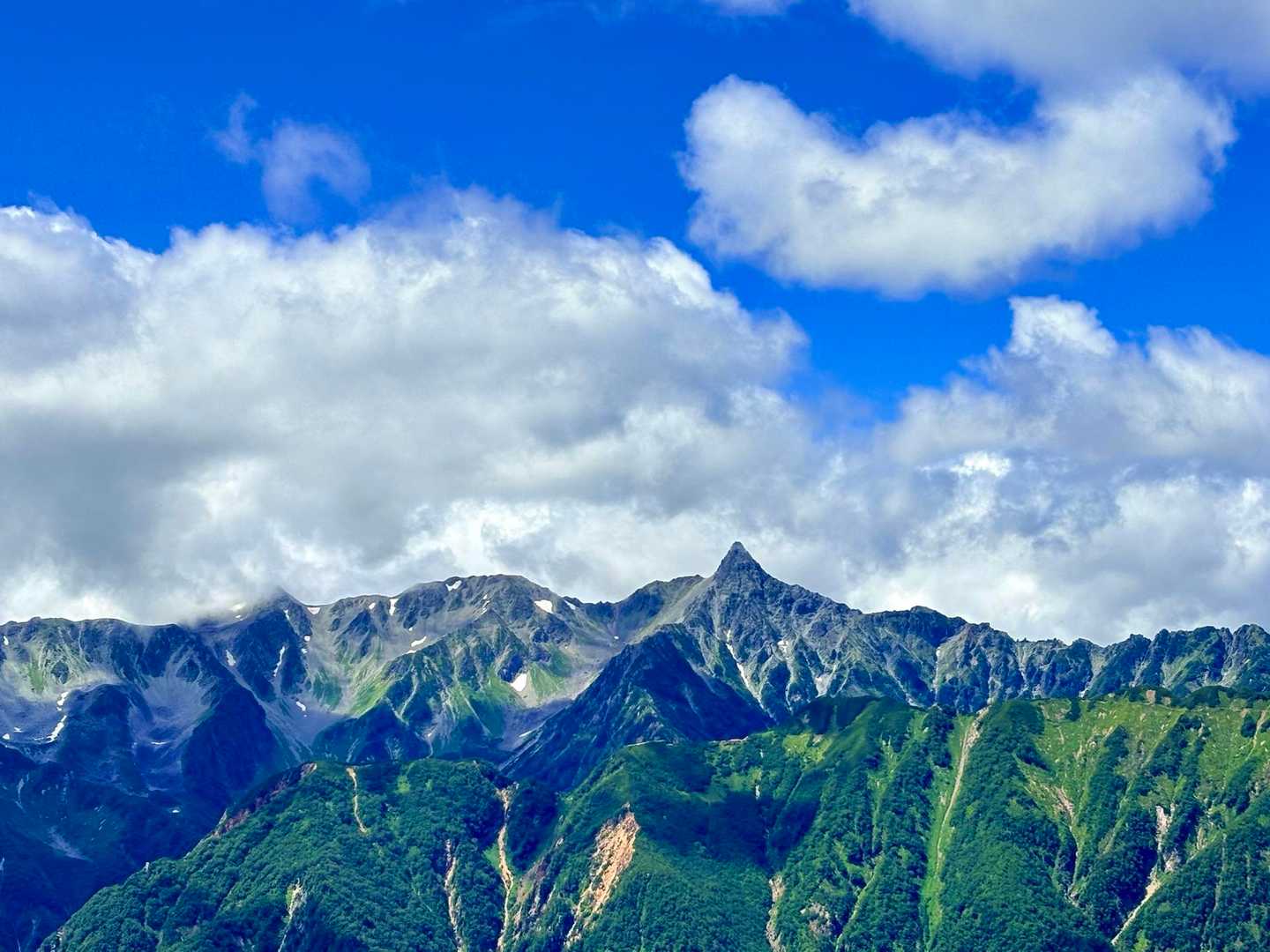 三股登山口-蝶ヶ岳-蝶槍-常念岳-前常念岳 周回コースの写真