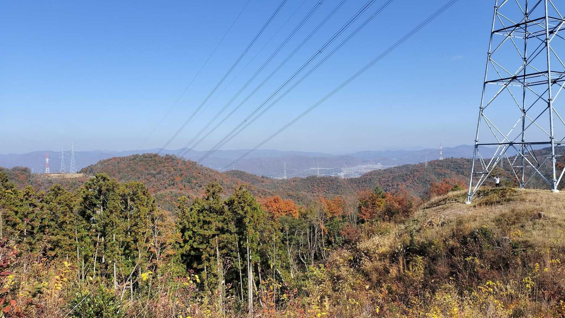 山本駅-満願寺西山-中山-大峰山-大峰山登山口-武田尾駅 縦走コースの写真