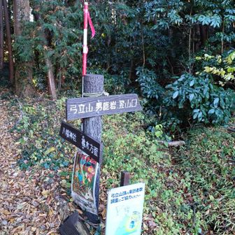 車は三波渓谷駐車場に停めたけど、登山口はむすび岩駐車場のすぐ裏
