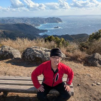 爆風下で、撮ってもらう。