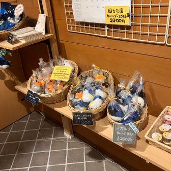 ビジターセンターの売店にぬいぐるみが・・・そういえば上高地でルリビタキのぬいぐるみを買いそびれていたのを思い出して購入しました。