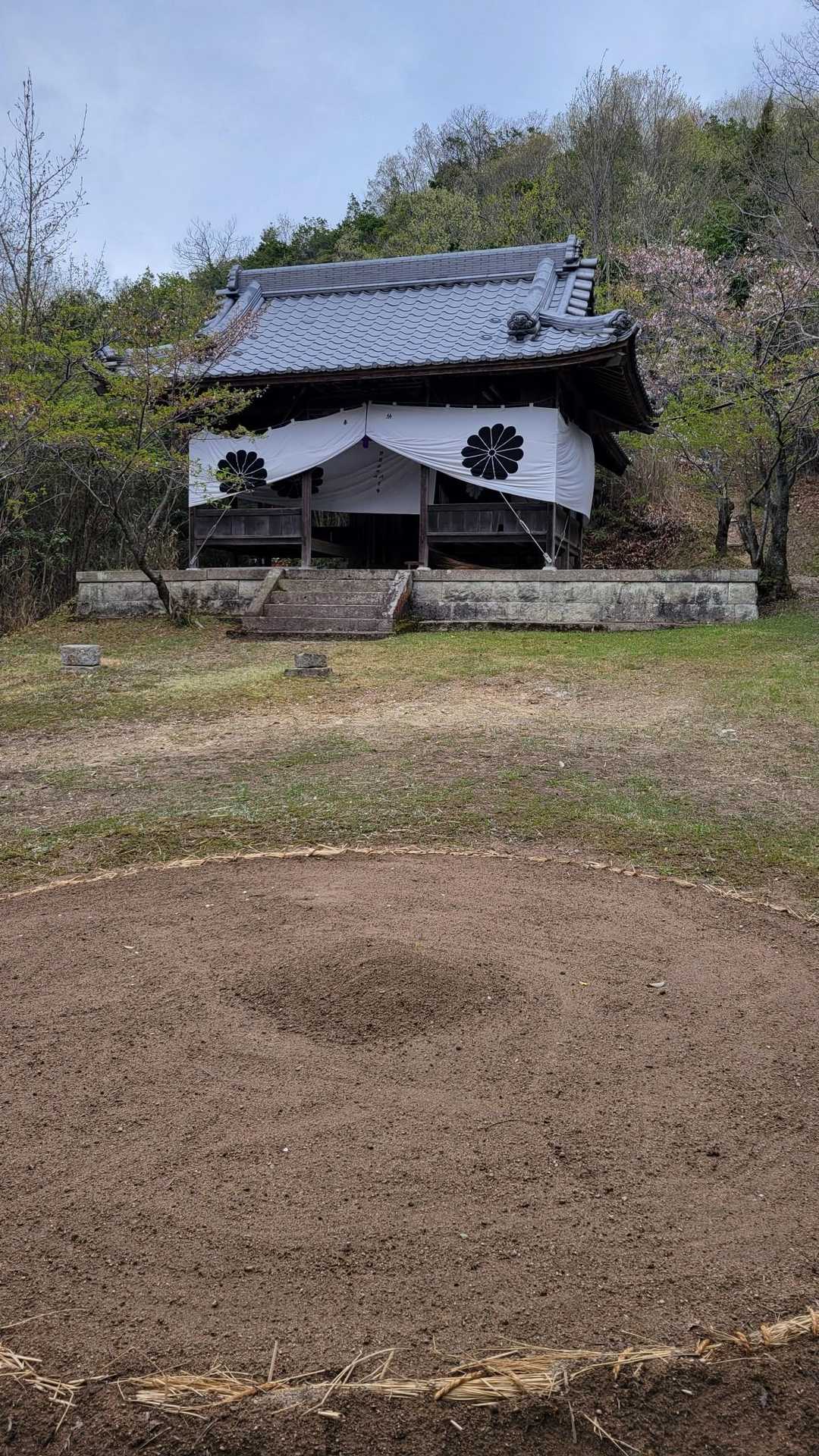 土俵あるし
誰か相撲するんやろなー？