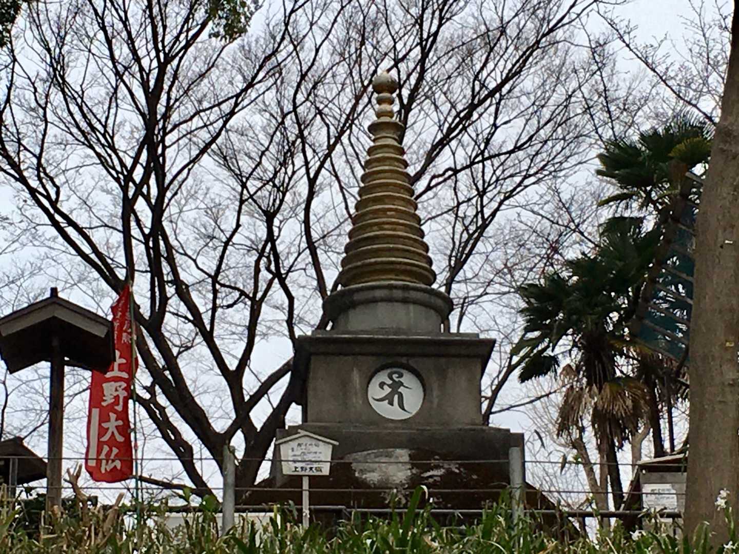 下から見上げるパコダ薬師堂！内部には薬師如来さんが安置されています🙏