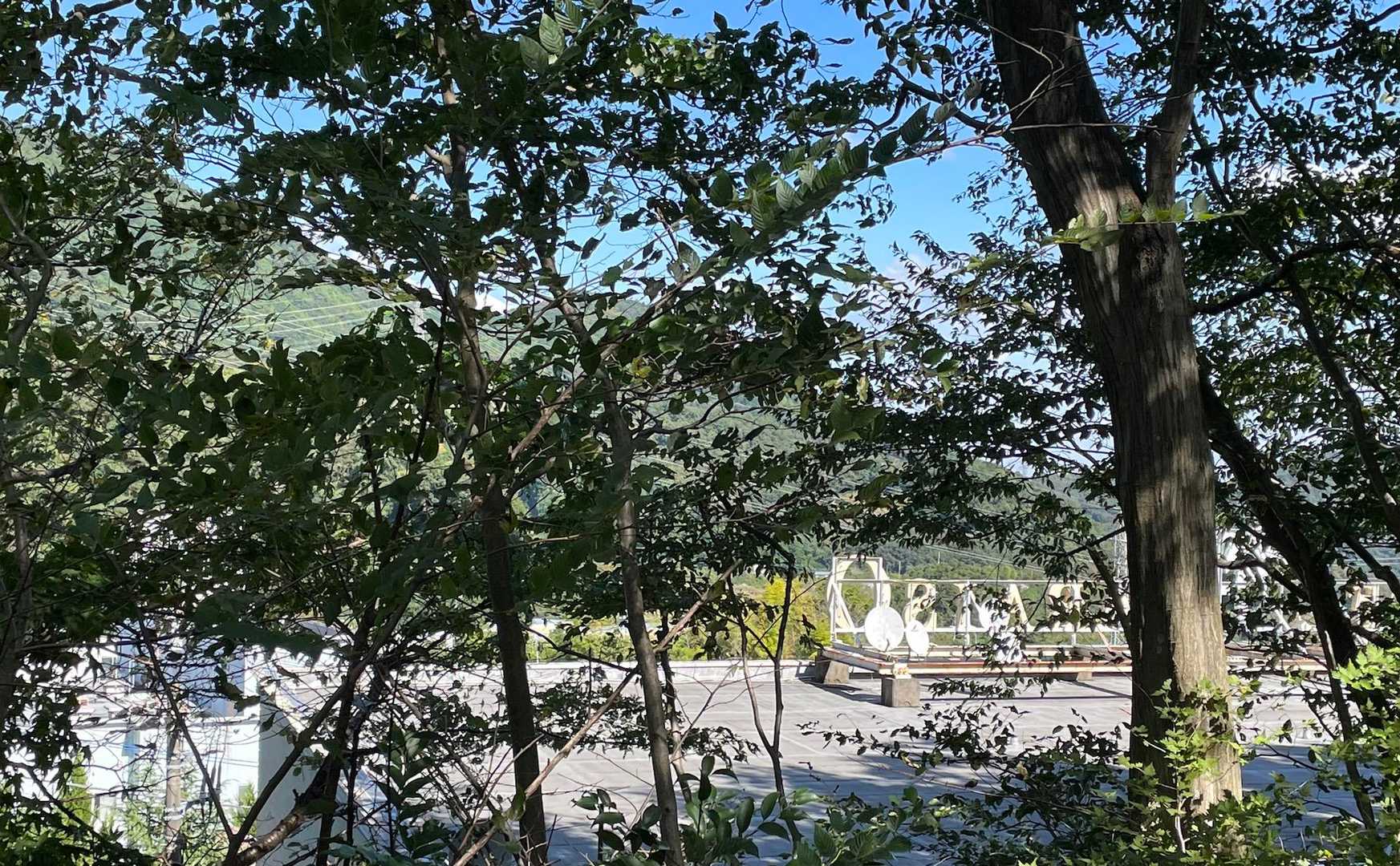 吾妻山をあとに、弘法山に向かう途中。
どう見てもこの屋根はラブホ🏩
お寺もラブホも人間の究極の営み😆
崇拝と歓喜を一緒に済ます🤨
都会の事情は凄いね♪💖