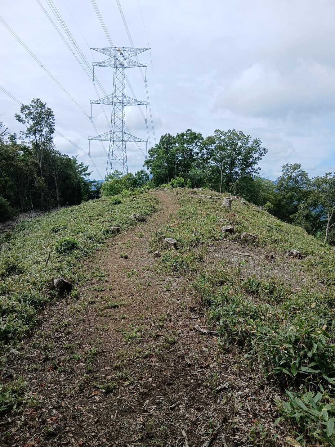 鉄塔の開けた場所です。