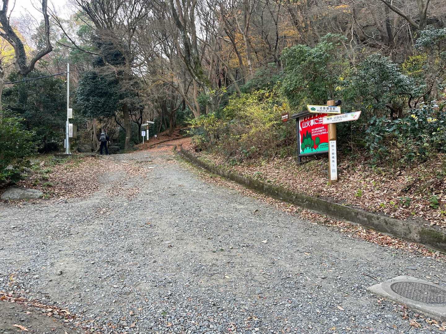 枚岡クロカンのスタート地点から（出場は断念しました🥲）