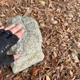 三角点に優しくタッチ♪