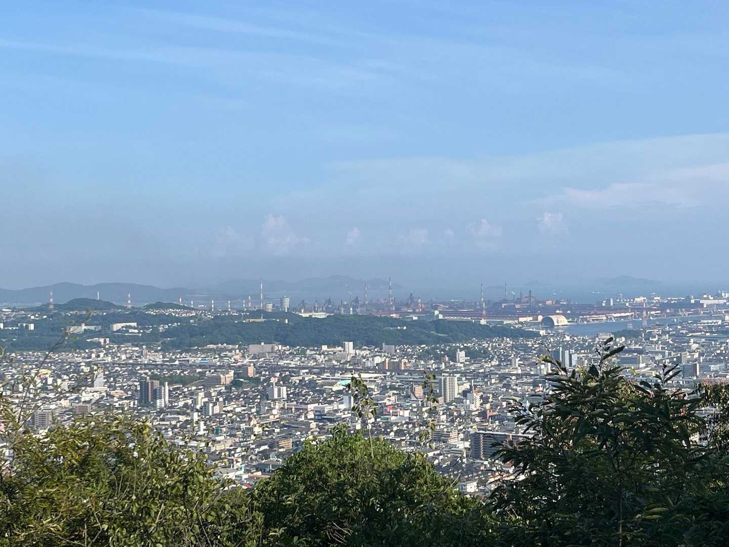 福山市内が一望