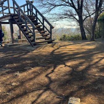 二子山(上の山)208m。