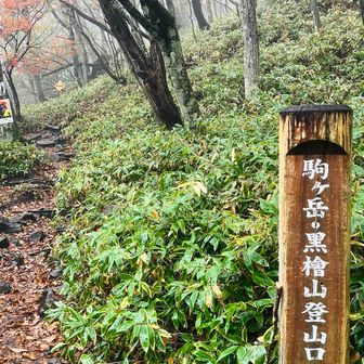 さあ本命の黒檜山へ