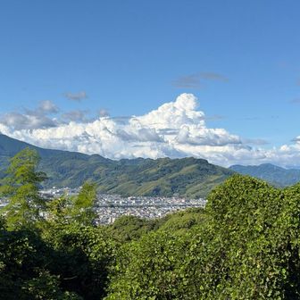 富士山🗻裾野がちょっと見えた