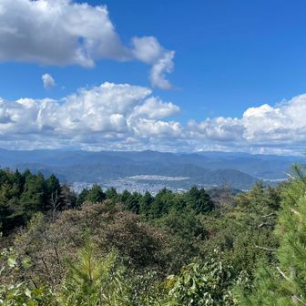 北方向の山々