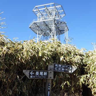 鉄塔がある丸岳に登頂