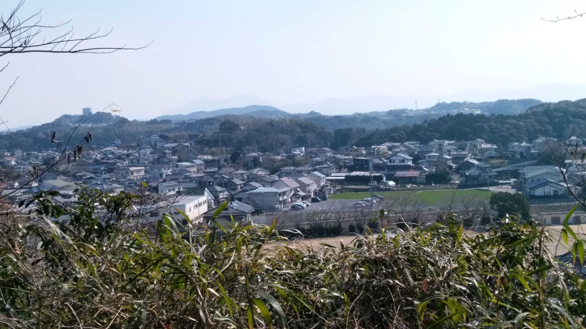 頂上からの眺望。
