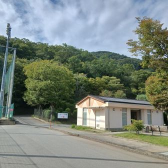 緑ヶ丘スポーツ公園側の登山口
前回はここから湯村山、八王子山と歩きました