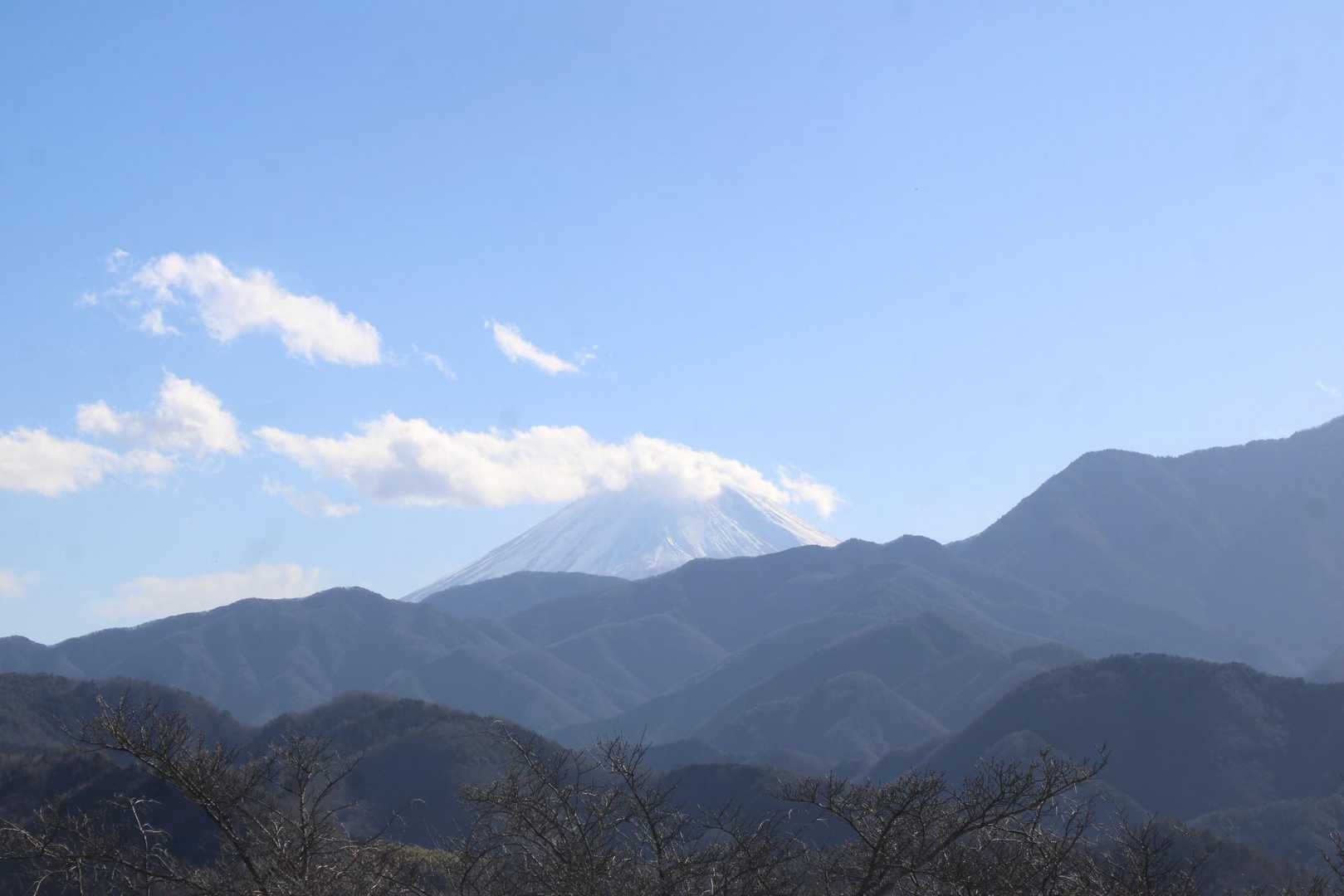 日向山からの富士山