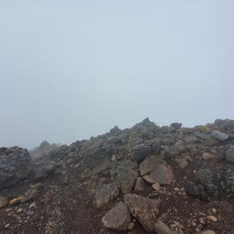 横岳（無名峰）山頂
2826m
標柱は無し