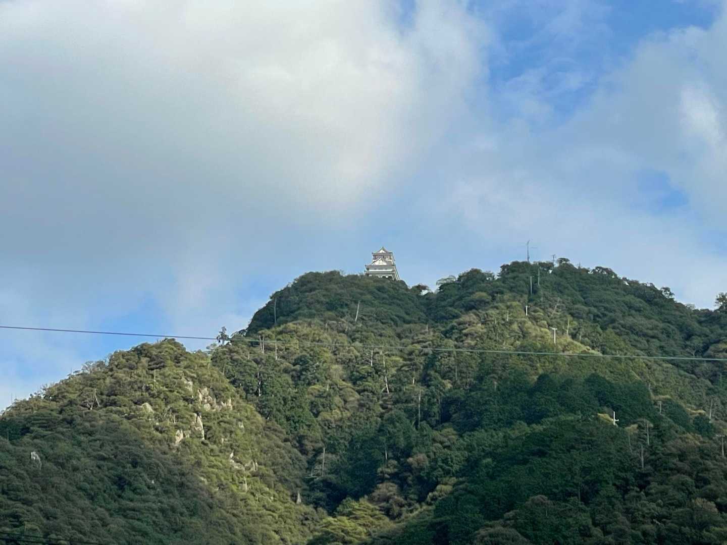 岐阜城
さて　あそこまで登りますかね⛰️