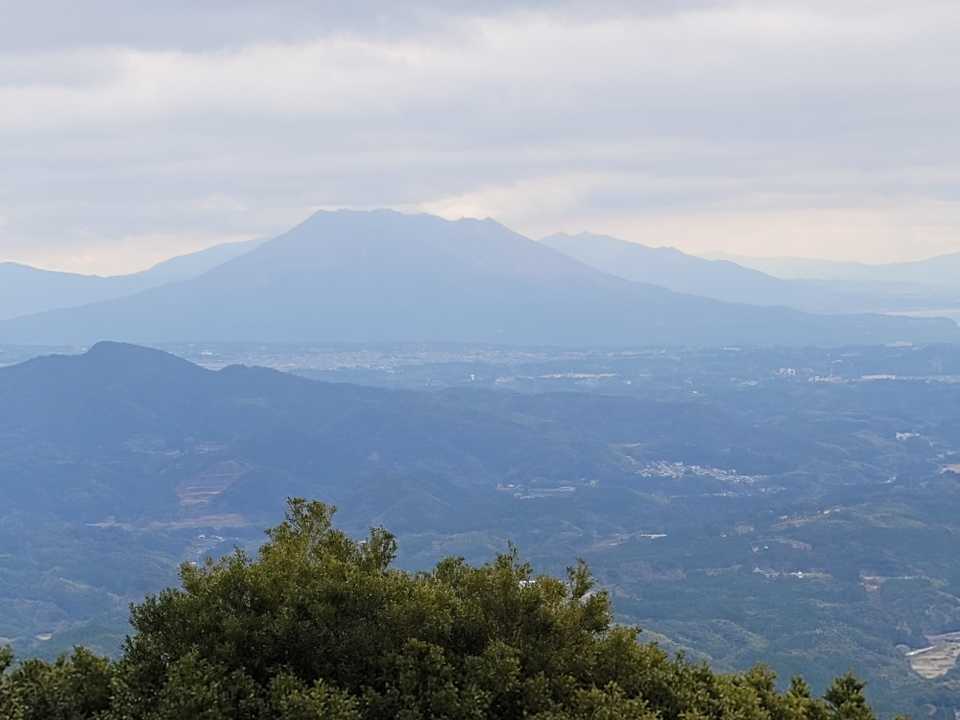 展望所からの、桜島