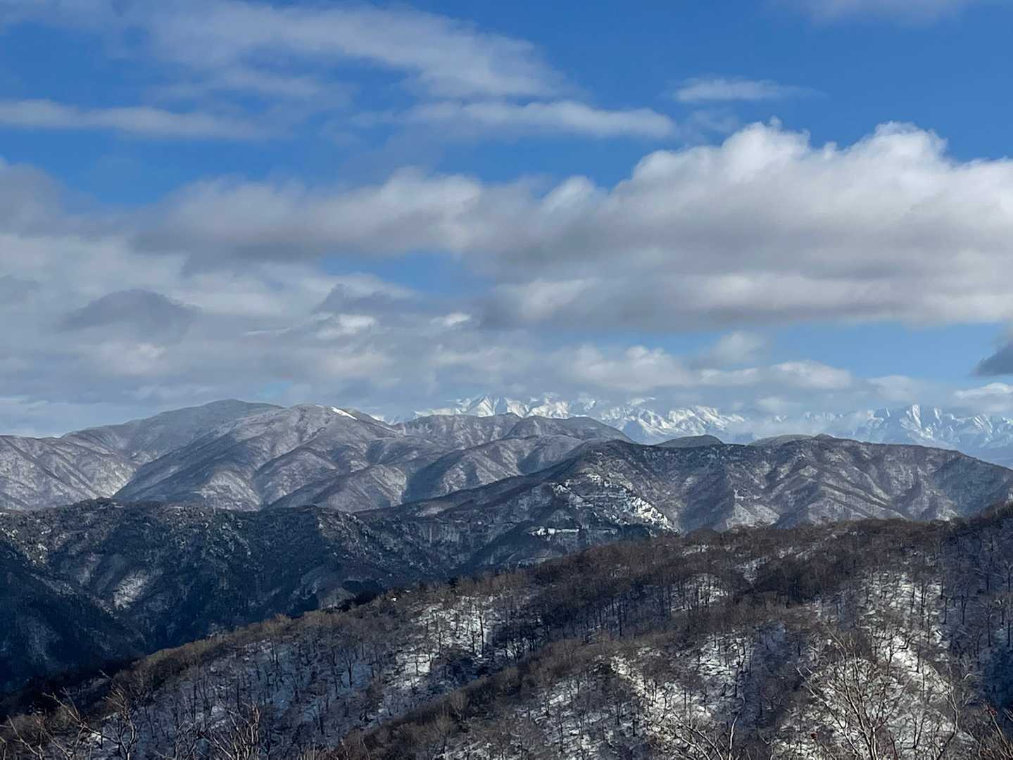 白山は見えず(′A')