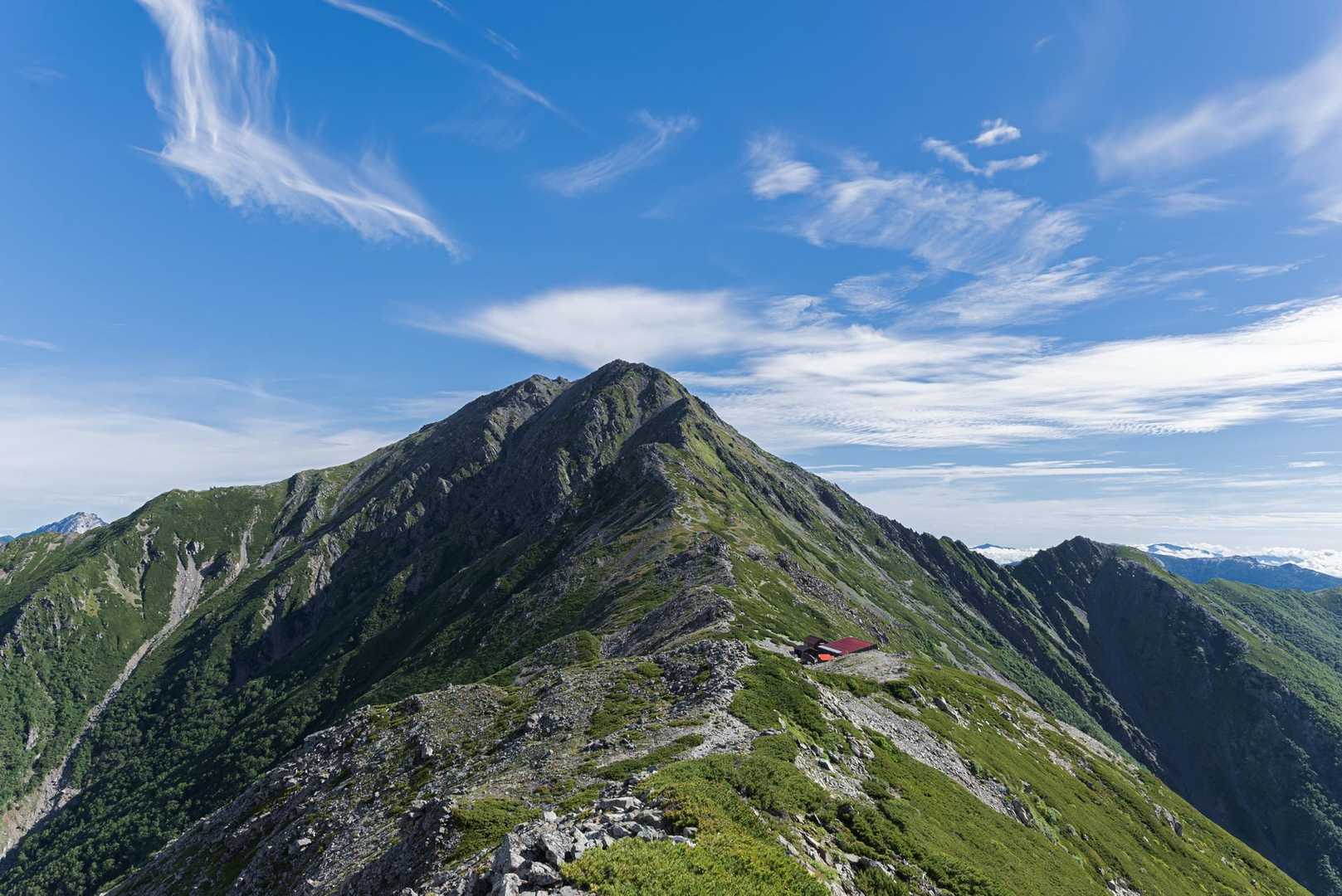 広河原登山口-北岳-中白根山-間ノ岳 周回コースの写真