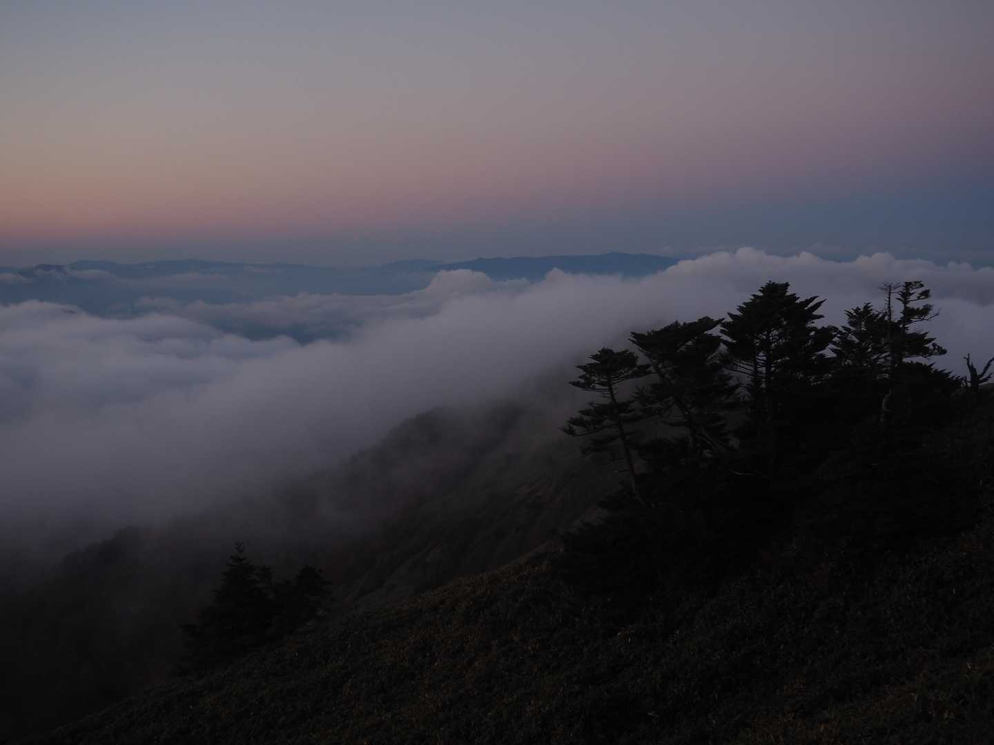 梅ヶ市登山口-堂ヶ森-二ノ森 往復コースの写真