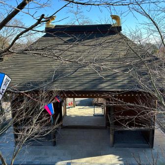 山門、屋根の金色の飾りは奈良東大寺の大仏殿にもあった⁉️やつ