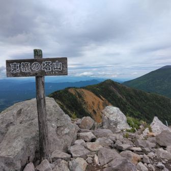 東篭ノ塔山登頂！