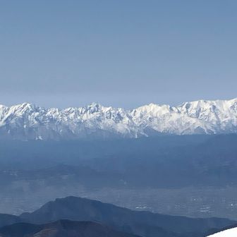 左から、爺が岳、鹿島槍ヶ岳、五竜岳、唐松岳、