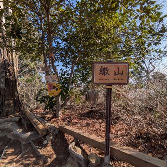 繖山山頂😊