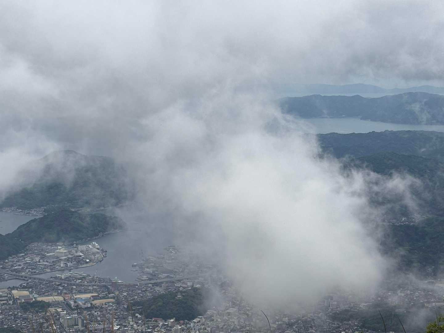 宇和島市街と宇和海が迫力
諦めずに来てよかった