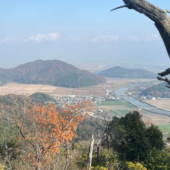 今度行きたい山々が見えてます。右手は渡合橋、それからまだ知らない百々神社のあたり♡