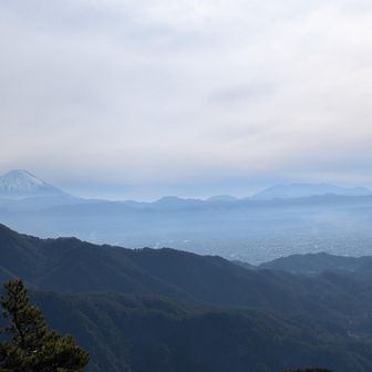 富士村と甲府盆地