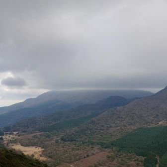 吾妻岳 頂上手前の展望所