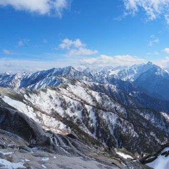 北燕岳へ