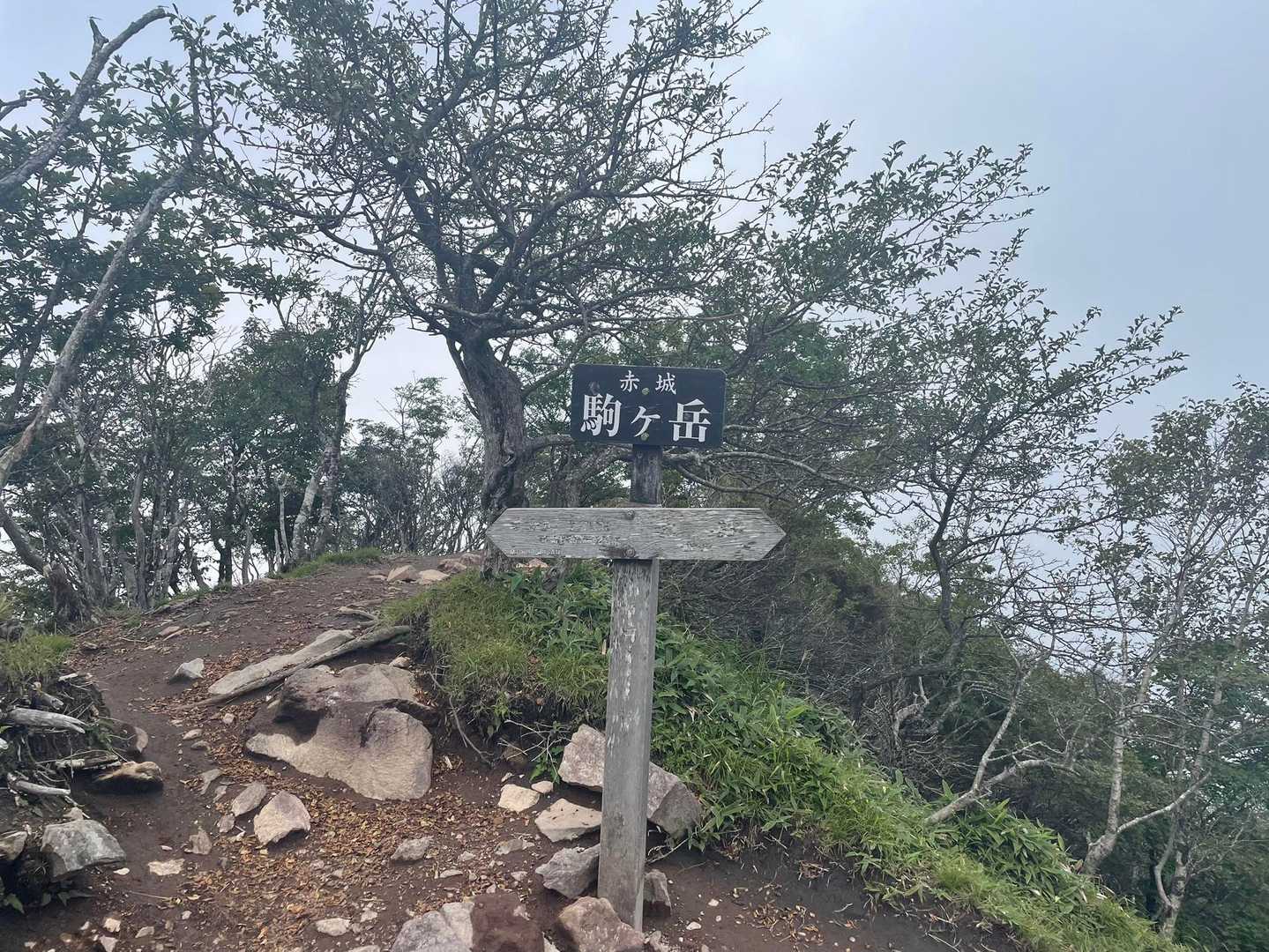 赤城駒ヶ岳登山口-駒ヶ岳-黒檜山 往復コースの写真