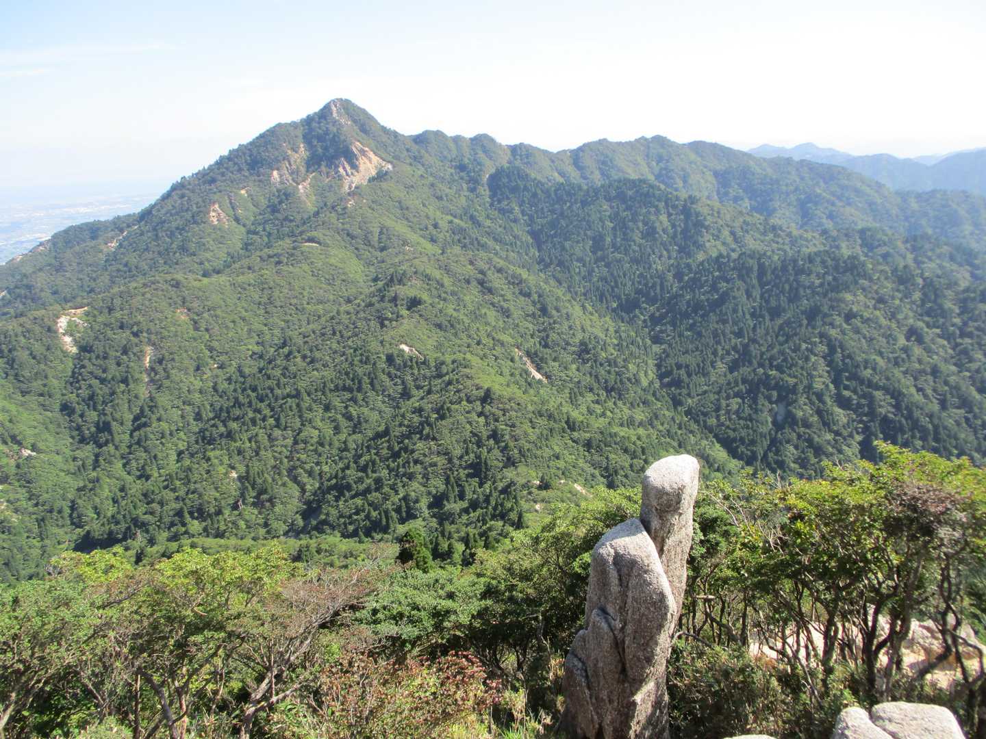 武平トンネル東登山口-武平峠-鎌ヶ岳-御在所岳 周回コースの写真