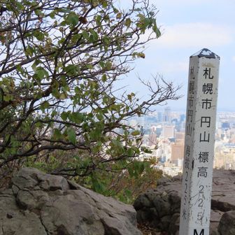 山頂は激混み