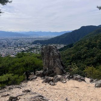 謙信、物見の岩🪨

ここが今日の目的地😆