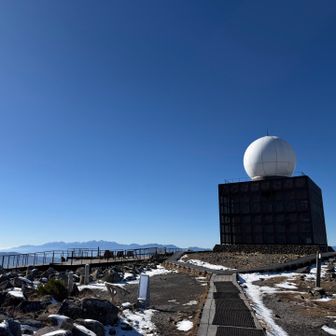 気象レーダー。