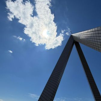 空の青が綺麗