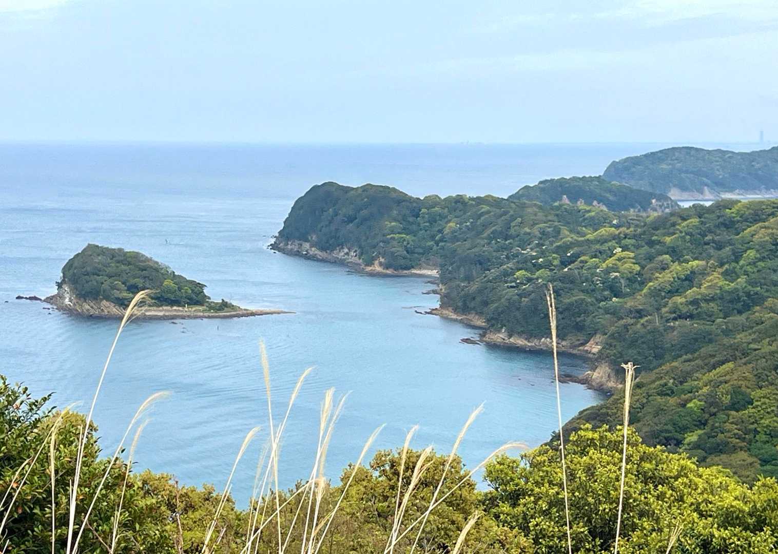タカノス山の展望所からの景観