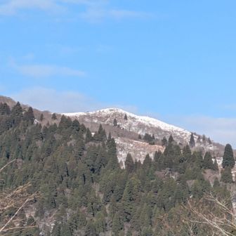 武奈ヶ岳山頂が見えてきた