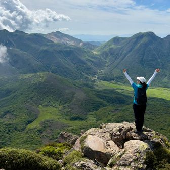贅沢な山頂貸し切りタイム