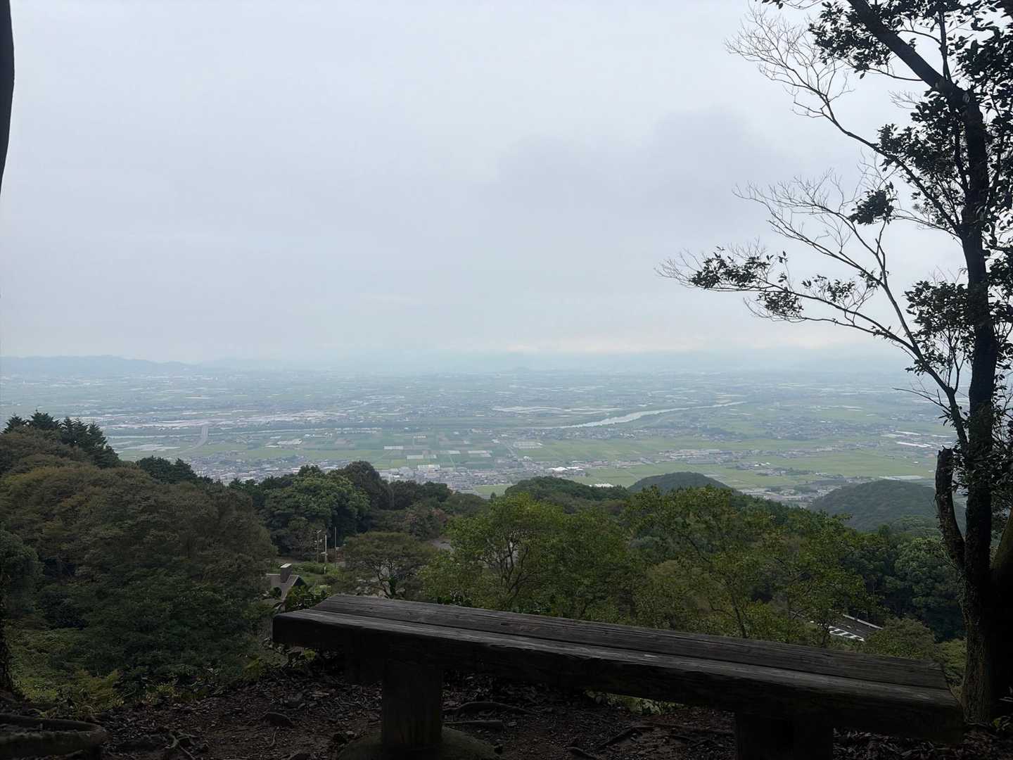 筑後平野や筑後川の眺望も開けている👀