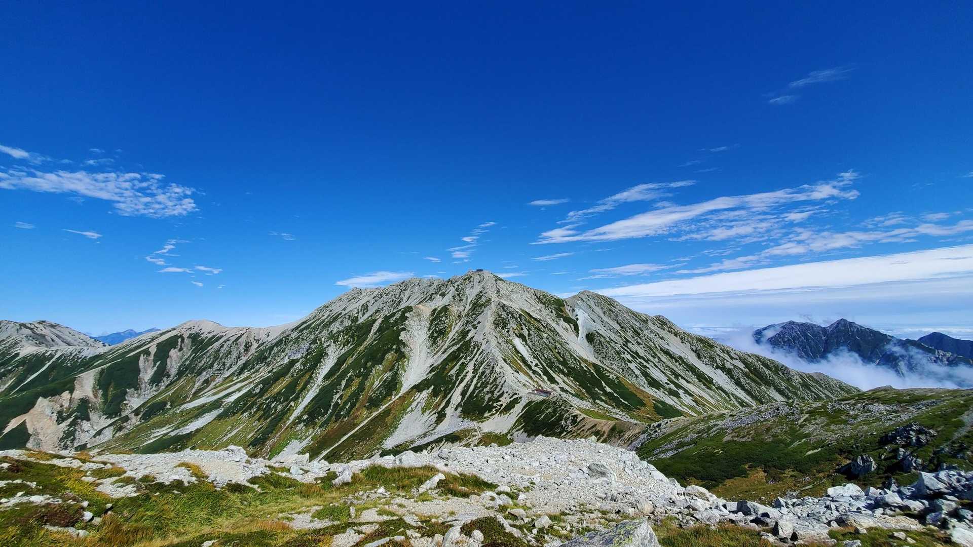 浄土山から見た立山