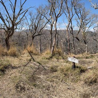 竜王山の山頂をパノラマで撮影
